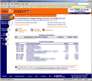 ING Screen Capture