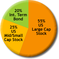 Asset Allocation Pie Chart, Young Investor