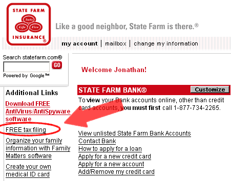 Turbotax on Free Turbotax Online Federal And State From State Farm    My Money