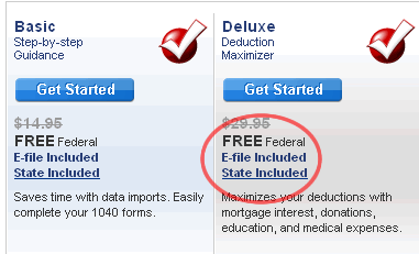 Free TurboTax Screenshot