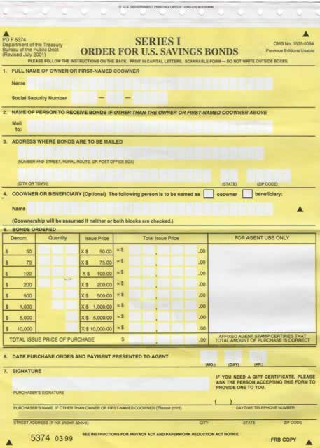 Buy a paper savings bond