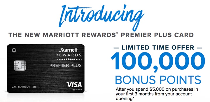 Marriott Rewards Premier Plus Card: New 100,000 Point Bonus