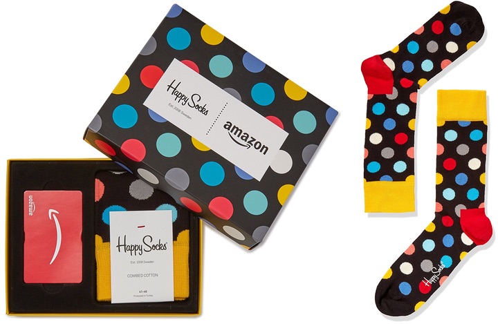 Free Happy Socks with $100 Amazon Gift Card