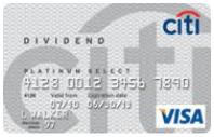 Citi Dividend Platinum Select Visa Card