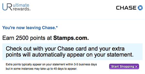 Chase Saphire Preferred Card Screenshot