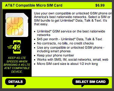 Sim Card Compatibility Chart