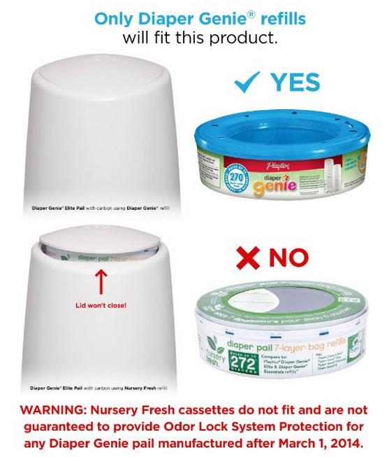 Diaper genie refill sales generic