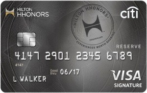 Hilton HHonors Reserve Card Art