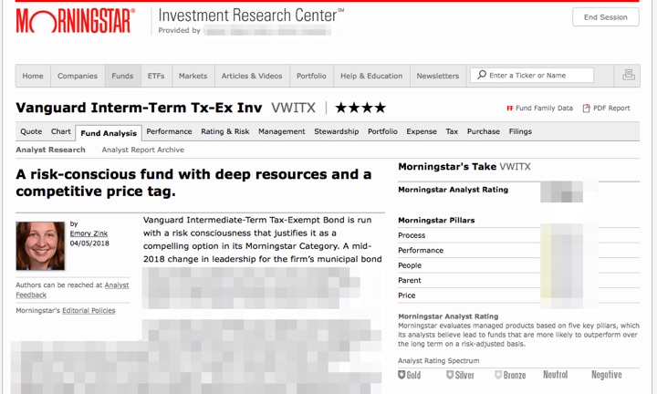 Free Morningstar Premium Mutual Fund Reports via Public Library Card