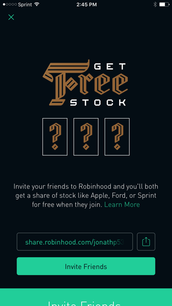 Robinhood: Free Share of Stock for New Users – Estimated ...