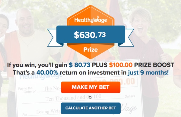 Healthywage Review: Bet on Yourself, Get Paid To Lose Weight (0 Prize Boost)