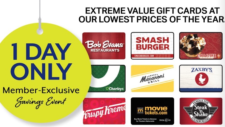 Gift Cards for Sale - Sam's Club