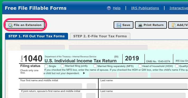 E-File Federal and State Tax Extension Online For Free (Updated 2020)