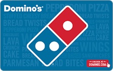 Domino’s Pizza Gift Cards: 25% Cash Back