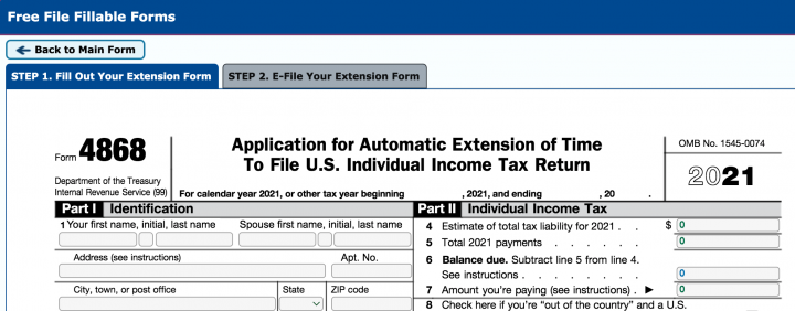 File Federal and State Tax Extension Instantly Online For Free (Updated 2022)