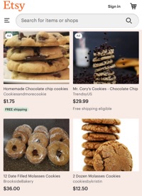 Creative Business Idea: Selling Baked Goods Online via Etsy
