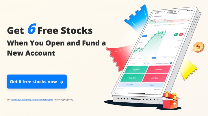 Webull Broker: New Account 6 Free Stocks, $600 Account Transfer Promotion