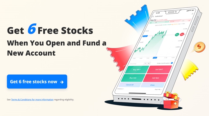 Webull Broker: New Account 6 Free Stocks, 0 Account Transfer Promotion