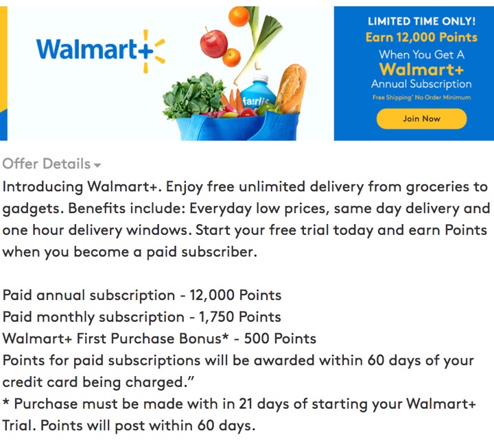 Walmart Plus: Get + Back on  Annual Membership Fee