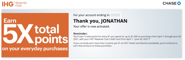 Chase Mybonus Check For Targeted 5x Points Offers My Money Blog