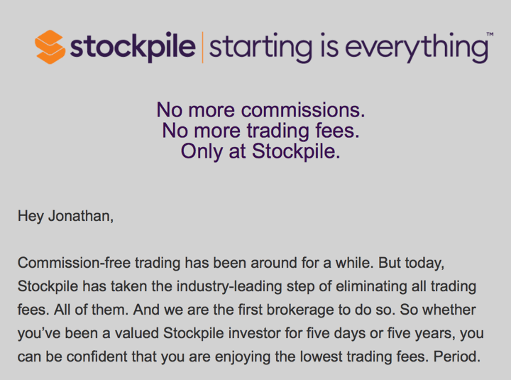 Stockpile Review: Starter Investing For Kids, Buy Stock Gifts via Credit Card With No Fee
