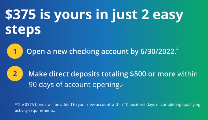 Fifth Third Bank $375 New Checking Account Bonus w/ Direct Deposit