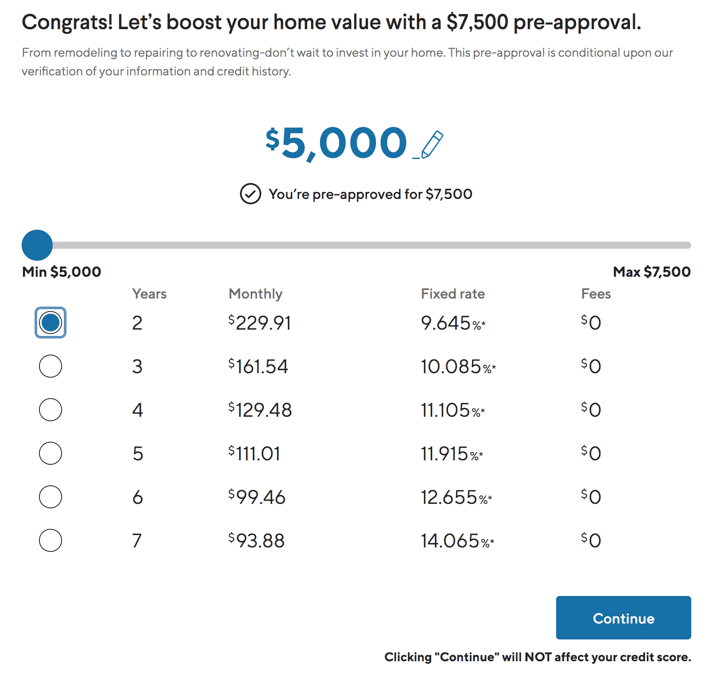 SoFi Personal Loan 0 Bonus (Targeted)