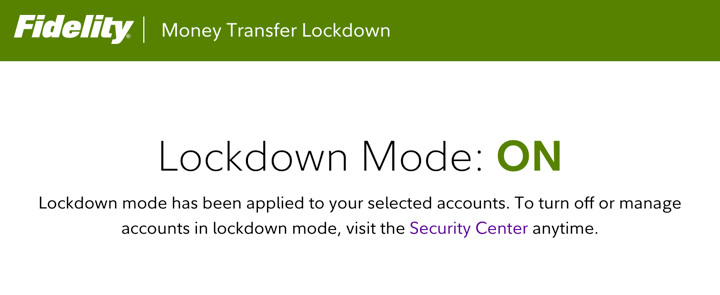 Fidelity Money Transfer Lockdown: Block Fraudulent ACAT Transfer Brokerage Scams