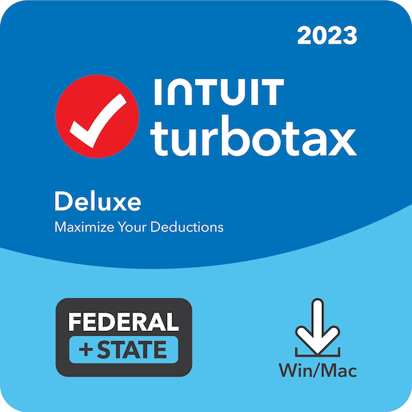 TurboTax Desktop 2023: Deluxe Federal & State $45 w/ $10 Amazon Gift Card (Premier $65 w/ $10 GC)