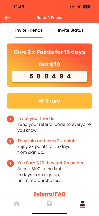 Pepper Rewards App: 10% Back on Amazon or Walmart Gift Cards ($200 off $2,000)